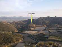 Panoramic view of the excavation site and the surrounding area