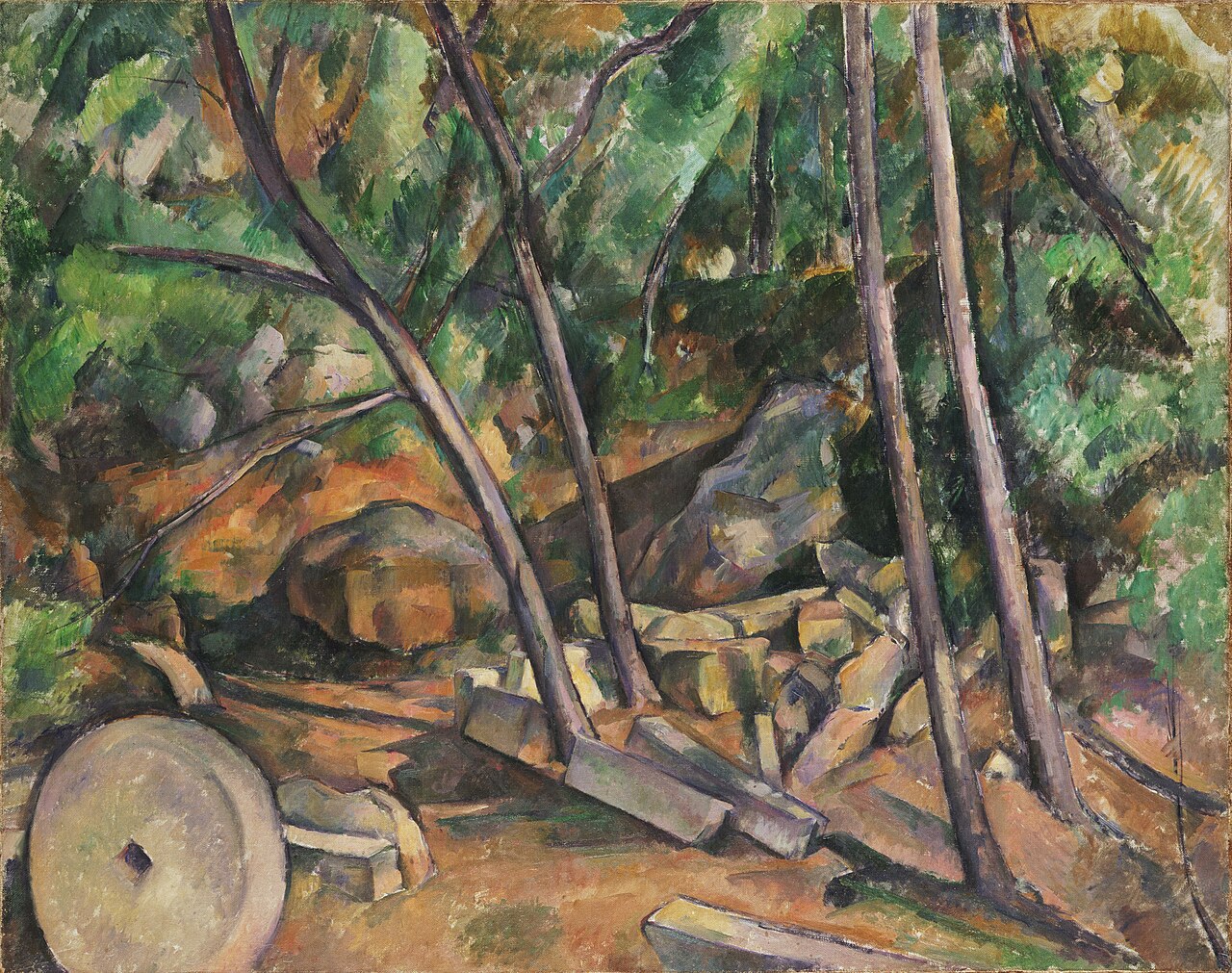 File:Paul Cézanne- Well and Winding Path in the Park of Château Noir.jpg -  Wikimedia Commons