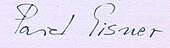 signature de Pavel Eisner