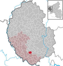 Läget för Peffingen i Eifelkreis Bitburg-Prüm