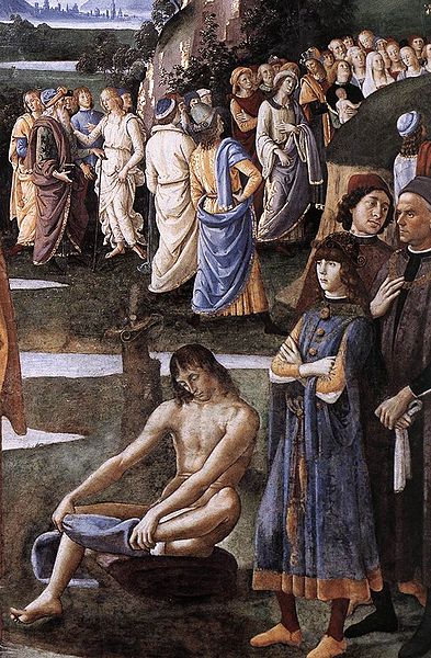 File:Perugino, battesimo di cristo 04.jpg