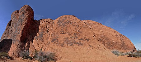 Petrified dune, Valley of Fire State Park, Nevada, USA