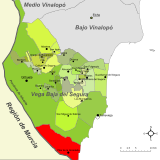 Localización de Pilar de la Horadada respecto de la Vega Baja