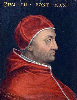 Pope Pius III Head of the Catholic Church in 1503