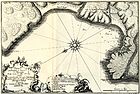 Map of Valparaíso Bay from 1744