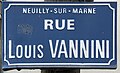 Rue Louis-Vannini à Neuilly-sur-Marne.