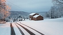 Early morning winter view of the Point Marion valley Point Marion PA January 13, 2019.jpg