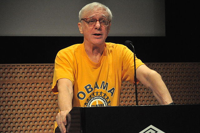 Music critic Robert Christgau (pictured in 2014) initially gave Low a mixed assessment, but revised his opinion after the release of "Heroes" later th