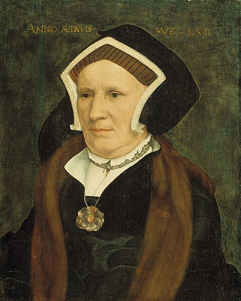 File:Portrait of Lady Margaret (Bacon) Butts by Hans Holbein d. j.jpg