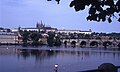 Blick auf Karlsbrücke und Prager Burg (1990)