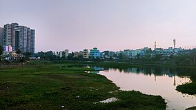 Jezioro Puttenahalli w JP Nagar, Bangalore