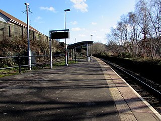 Quakers Yard railway station Railway station in Merthyr Tydfil, Wales
