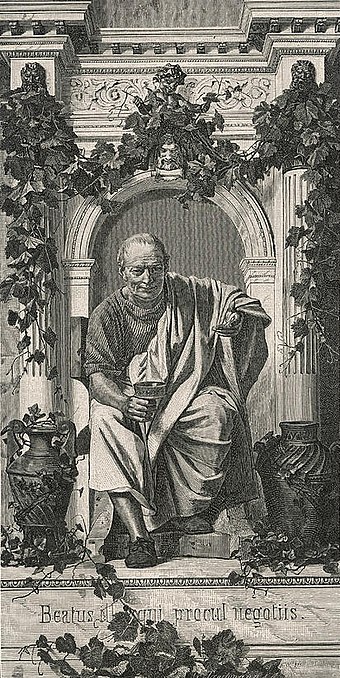 Horace "Quintus Horatius Flaccus", by Anton von Werner