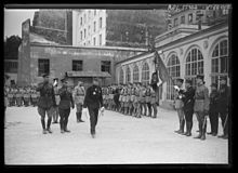 Foto van de cadettenreceptie op Polytechnique