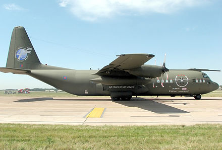 A Royal Air Force C-130K (C.3)
