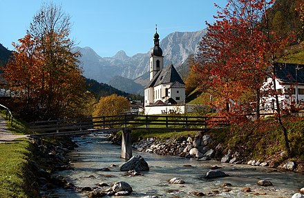 Kościół św. Sebastiana (St.Sebastian) w Ramsau bei Berchtesgaden