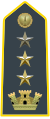 Insigne de grade de lieutenant-colonel avec charge supérieure de la Guardia di Finanza.svg
