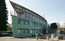 Das Rathaus von Hard (Architekten Klas & Lässer im Februar 2002)