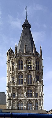 Rathaus Köln: Lage, Historisches Rathaus, Spanischer Bau