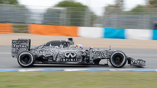 The new Red Bull RB11 sported a camouflage livery during testing.