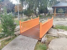 Red bridge 01, Japanese Garden, Baku.jpg