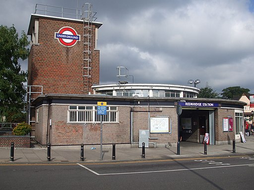 Redbridge station entrance east