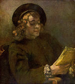 Titus van Rijn vid 15–16 års ålder, oljemålning av Rembrandt 1656–1657. Kunsthistorisches Museum, Wien.