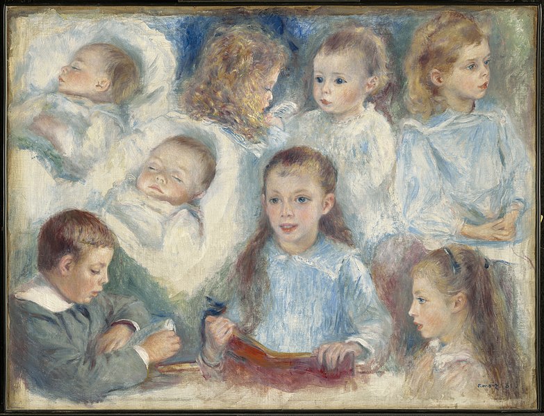 File:Renoir - Sketches of Heads (The Berard Children), 1881.jpg