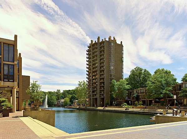 Lake Anne Plaza in Reston, where the community was founded