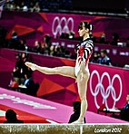 Rie Tanaka on the balance beam, London, July 2012.jpeg