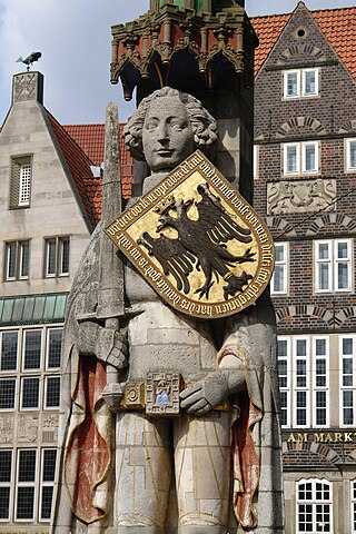 <span class="mw-page-title-main">Bremen Roland</span> UNESCO World Heritage Site in Bremen, Germany