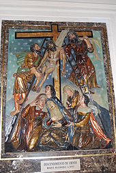 Surviving fragment of altarpiece, Church of John the Baptist, Chiclana (province of Cadiz, Spain. Roque Balduque1.JPG