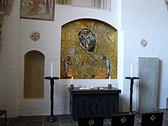 Retablo de la capilla de San Andrés, en la catedral de Roskilde.