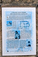 Miniatuur voor Bestand:Salles de Castillon église St Pierre 5.JPG