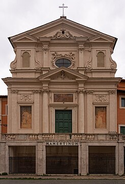 San Giuseppe dei Falegnami (Roma) - Facciata (Mamertinum).jpg