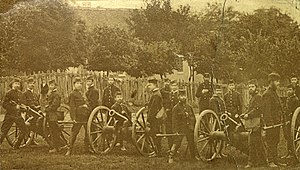 Сербская артиллерия времён войны