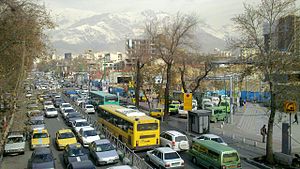 Shariati jalan traffic.jpg