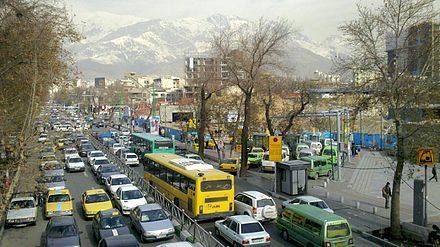 Traffic congestion is very acute in Tehran and driving habits are dangerous. Exercise extreme caution when crossing the street.