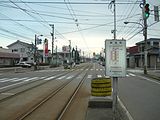 上屋設置前の高岡駅方面のりば（画像左奥） （2009年3月）