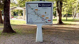 Signalétique Michelin dans l'aire du Chevreuil sur l'autoroute A6, à Nitry, au sud-est d'Auxerre dans l'Yonne.