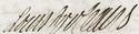 Signature of Louis d'Orléans, Duke of Orléans at the wedding of Louis, Dauphin of France to Marie Thérèse of Spain on 23 February 1745.png