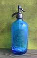 Blauwe sifon van Anchor Bottling Works ...