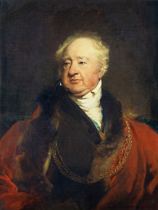 portrait by Sir Thomas Lawrence, 1823-1824