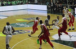 Societatea Sportivă Felice Scandone - Baschet Olimpia Milano 2018-2019.JPG