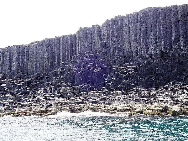 Columnar basalt at South Penghu Marine National Park