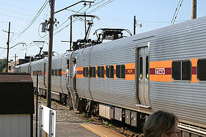 South Shore Train at Dune Park Station South Shore Train at Dunes Park.jpg