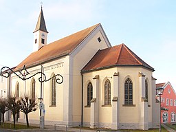 Spitalplatz in Landau an der Isar