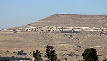 Spitskop (1,827 m) is the highest point of a sandstone escarpment south of Sheepmoor Spitskop naby Sheepmoor, Mpumalanga, a.jpg