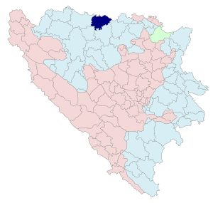 Община Србац на карте