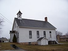 Village hall, a remodeled schoolhouse StNazianzWisconsinTownHallGeorgeWashingtonSchool.jpg